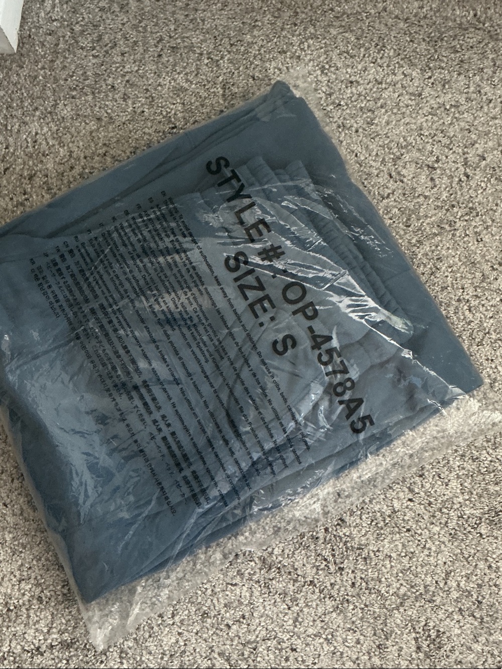 NWT Zenana Outfitters Wide-Leg Barrel Sweatpants - Dusty Blue - Picture 6 of 9